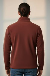 Balıkçı Yaka Polar Yarım Fermuarlı Sweatshirt